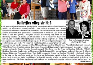 Balletjies vlieg vir HaS